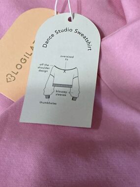 Blogilates Off-the-Shoulder Dance Studio Sweatshirt